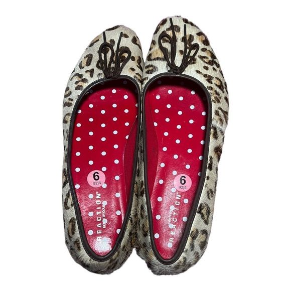 Kenneth Cole Reaction size 9 calf hair ballet flats EUC - Picture 12 of 13